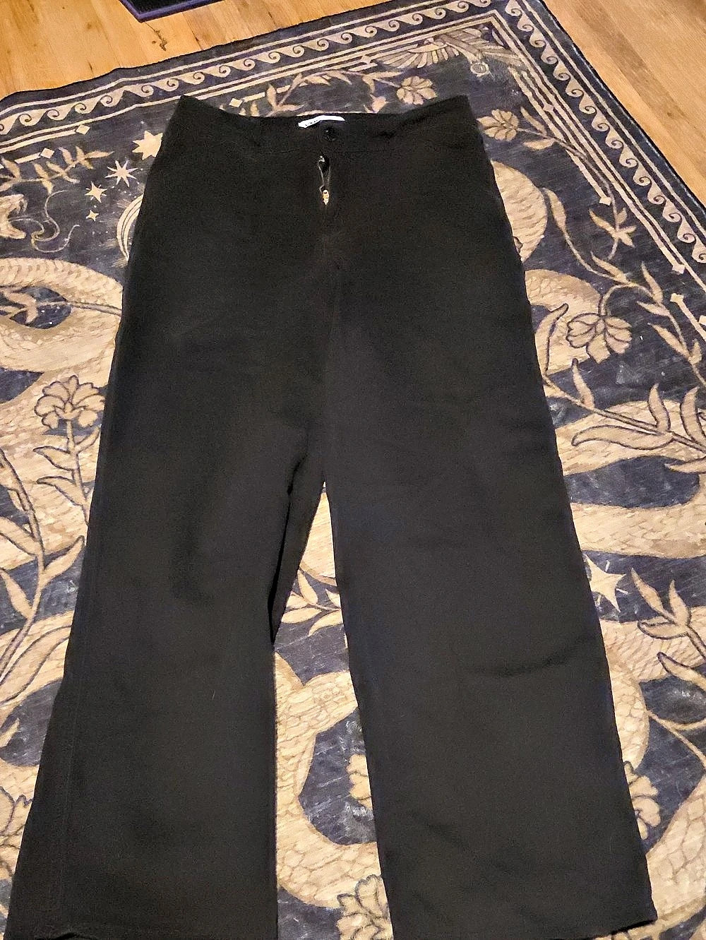 YMI High Rise All Day Cargo Pants Black Waist 11/30